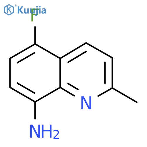 5-Fluoro-2-methylquinolin-8-amine structure