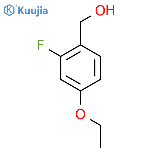 (4-Ethoxy-2-fluorophenyl)methanol structure