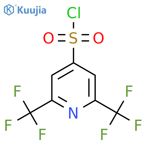 2,6-Bis(trifluoromethyl)pyridine-4-sulfonyl chloride structure