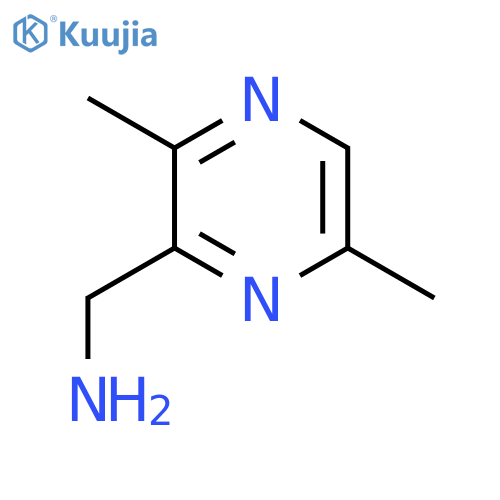 (3,6-Dimethylpyrazin-2-yl)methanamine structure