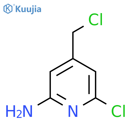 6-Chloro-4-(chloromethyl)pyridin-2-amine structure