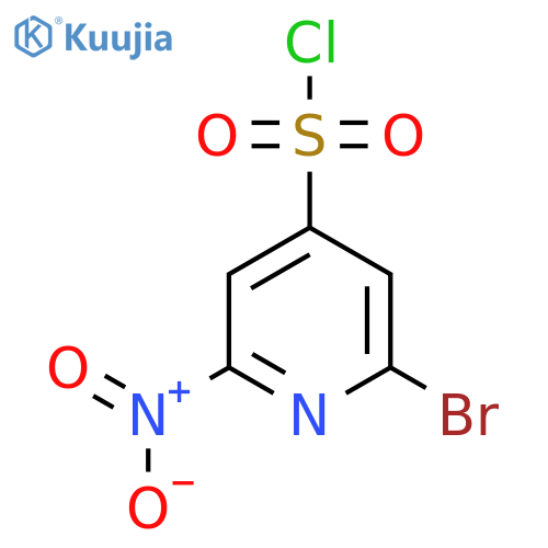 2-Bromo-6-nitropyridine-4-sulfonyl chloride structure