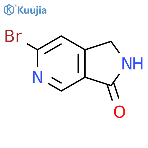 6-bromo-1,2-dihydropyrrolo[3,4-c]pyridin-3-one structure