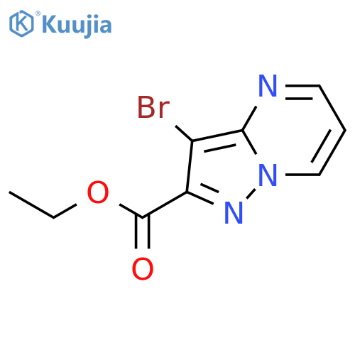 Ethyl 3-bromopyrazolo[1,5-a]pyrimidine-2-carboxylate structure