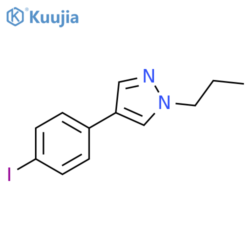 4-(4-Iodo-phenyl)-1-propyl-1H-pyrazole structure