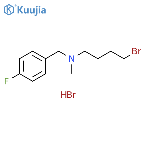 (4-bromobutyl)(4-fluorophenyl)methylmethylamine hydrobromide structure