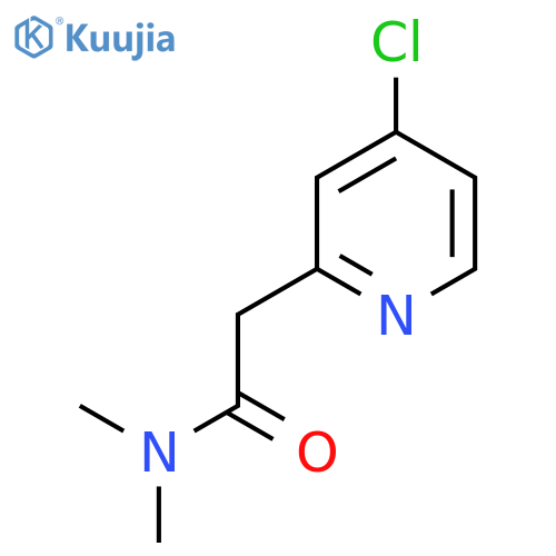 2-(4-Chloropyridin-2-yl)-N,N-dimethylacetamide structure