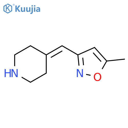4-(5-methyl-1,2-oxazol-3-yl)methylidenepiperidine structure
