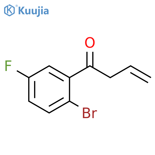 1-(2-bromo-5-fluorophenyl)but-3-en-1-one structure