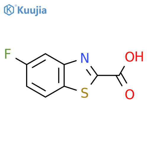 5-fluoro-1,3-benzothiazole-2-carboxylic acid structure