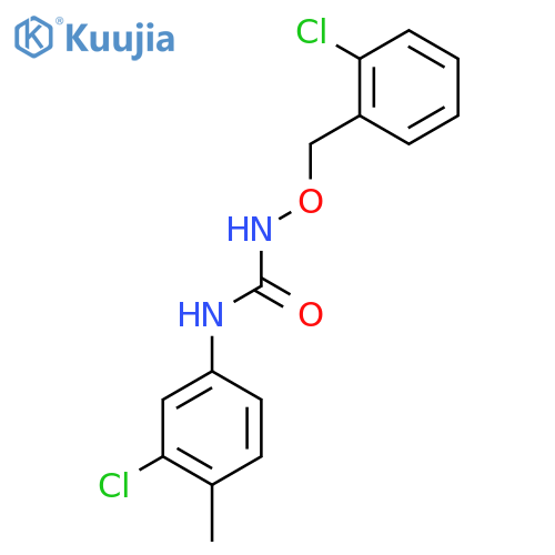 1-(3-Chloro-4-methylphenyl)-3-((2-chlorobenzyl)oxy)urea structure