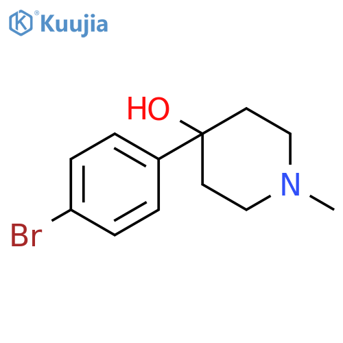 4-Piperidinol, 4-(4-bromophenyl)-1-methyl- structure