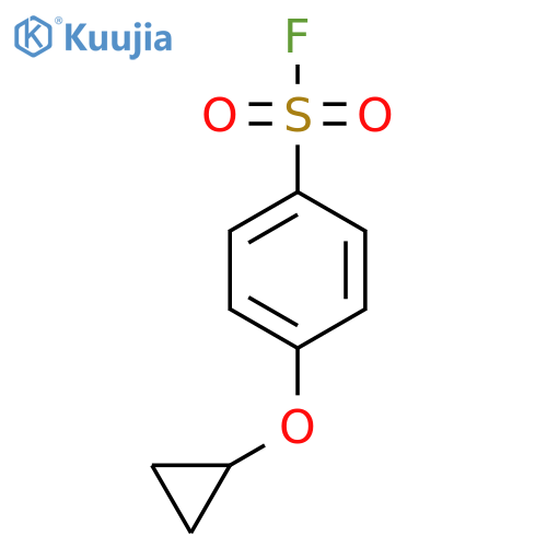 4-Cyclopropoxybenzene-1-sulfonyl fluoride structure