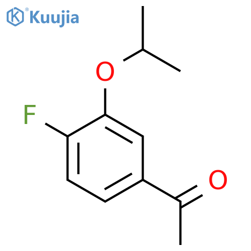 1-(4-Fluoro-3-isopropoxyphenyl)ethanone structure