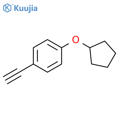 1-(cyclopentyloxy)-4-ethynylbenzene structure