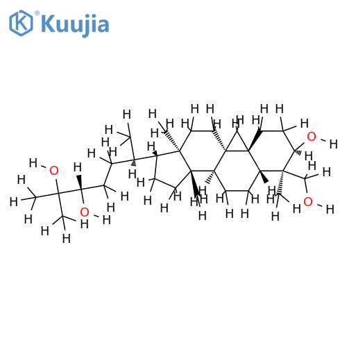 (3R,24S)-cycloarta-3,24,25,28-tetraol structure