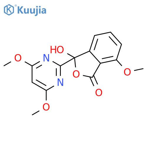 1(3H)-Isobenzofuranone,3-(4,6-dimethoxy-2-pyrimidinyl)-3-hydroxy-7-methoxy- structure