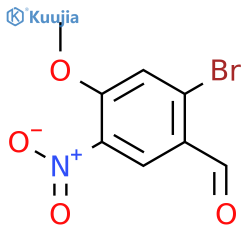 Benzaldehyde, 2-bromo-4-methoxy-5-nitro- structure