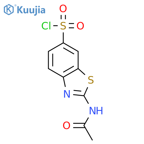 2-Acetamidobenzo[d]thiazole-6-sulfonyl chloride structure