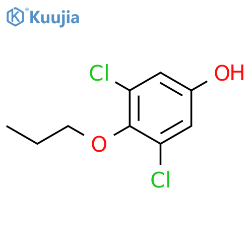 3,5-Dichloro-4-propoxyphenol structure