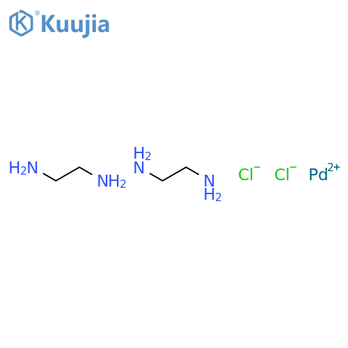 Bis(ethylenediamine)palladium(II) chloride structure