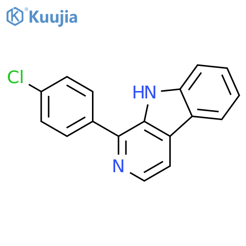 9H-Pyrido[3,4-b]indole, 1-(4-chlorophenyl)- structure