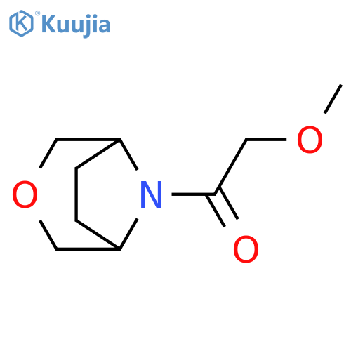 2-methoxy-1-(3-oxa-8-azabicyclo[3.2.1]octan-8-yl)ethanone structure