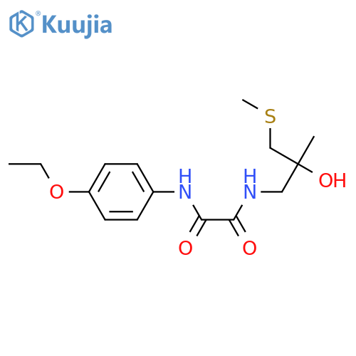 N'-(4-ethoxyphenyl)-N-2-hydroxy-2-methyl-3-(methylsulfanyl)propylethanediamide structure