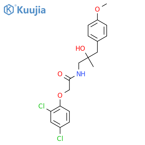 2-(2,4-dichlorophenoxy)-N-2-hydroxy-3-(4-methoxyphenyl)-2-methylpropylacetamide structure