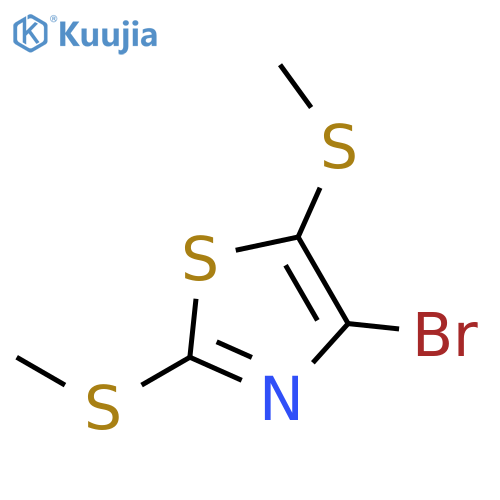 4-bromo-2,5-bis(methylsulfanyl)-1,3-thiazole structure