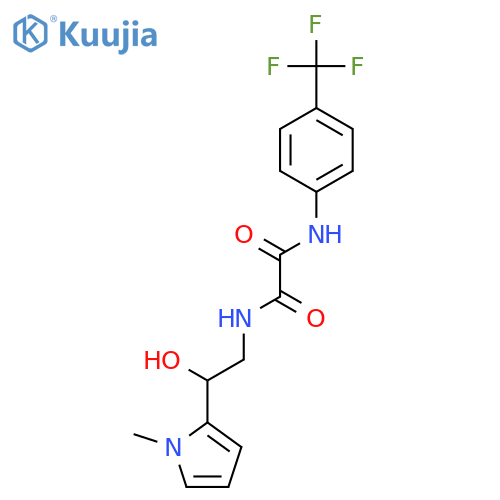 N-2-hydroxy-2-(1-methyl-1H-pyrrol-2-yl)ethyl-N'-4-(trifluoromethyl)phenylethanediamide structure