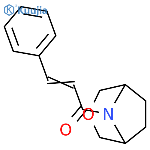 (2E)-1-{3-oxa-8-azabicyclo[3.2.1]octan-8-yl}-3-phenylprop-2-en-1-one structure