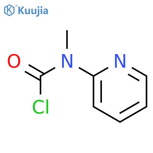 Carbamic chloride, N-methyl-N-2-pyridinyl- structure