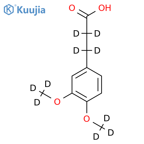 3-(3,4-Dimethoxy-d6-phenyl)propanoic-d4 Acid structure