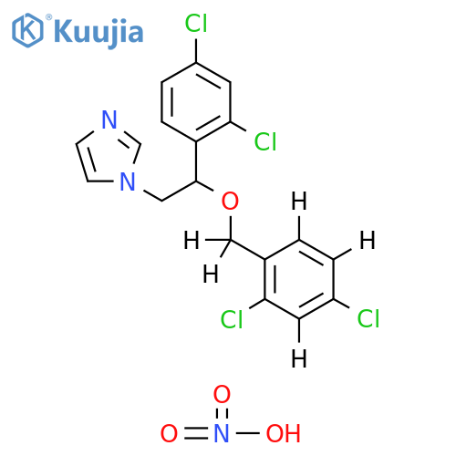 (±)-Miconazole-d5 Nitrate (2,4-dichlorobenzyloxy-d5) structure