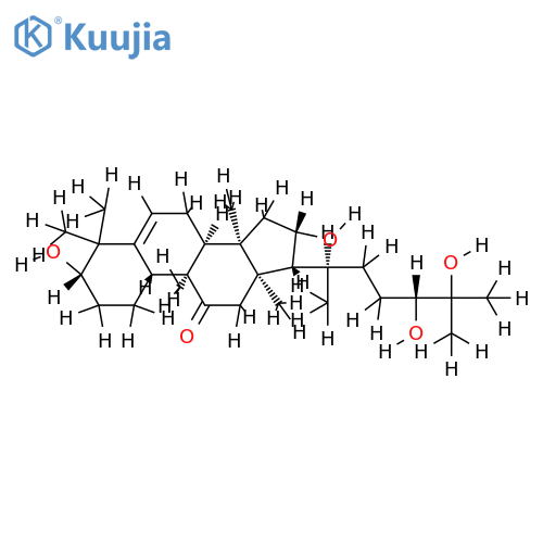 (1S,4R,9beta,16beta,24R)-1,16,24,25-tetrahydroxy-9,10,14-trimethyl-4,9-cyclo-9,10-secocholest-5-en-11-one structure