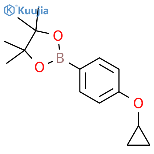2-(4-Cyclopropoxyphenyl)-4,4,5,5-tetramethyl-1,3,2-dioxaborolane structure