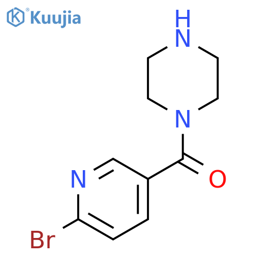 1-(6-Bromopyridine-3-carbonyl)piperazine structure