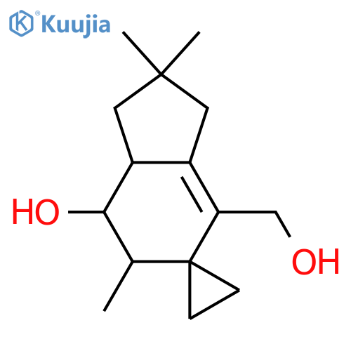 2-Illudene-8,15-diol; (7α,8β,9α)-form structure