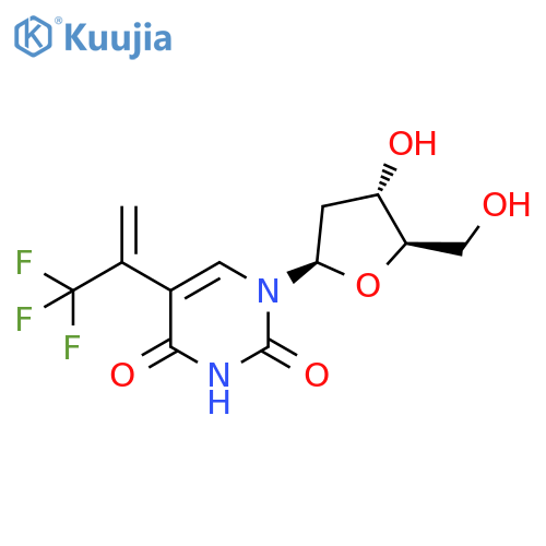 Uridine, 2'-deoxy-5-[1-(trifluoromethyl)ethenyl]- structure