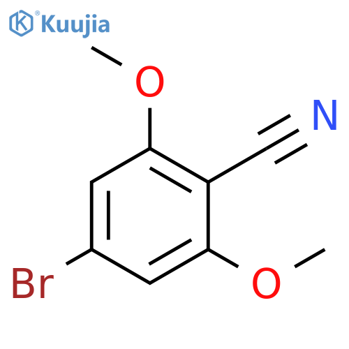 Benzonitrile, 4-bromo-2,6-dimethoxy- structure