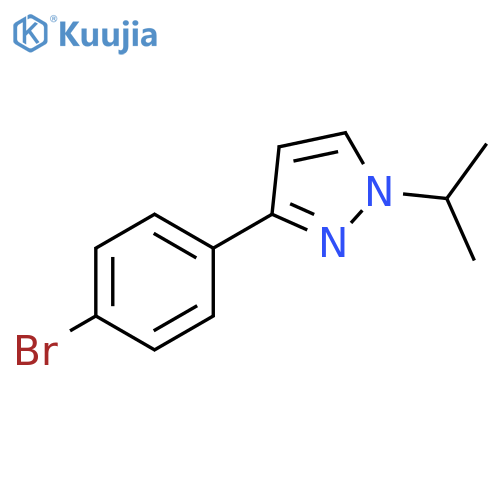 3-(4-Bromophenyl)-1-isopropylpyrazole structure
