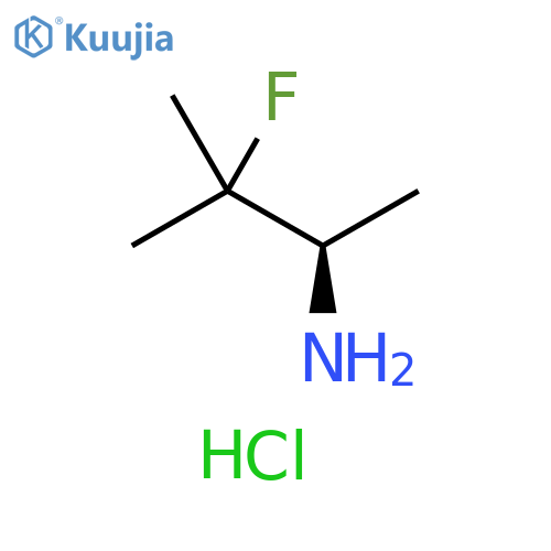 (2R)-3-fluoro-3-methylbutan-2-amine
hydrochloride structure