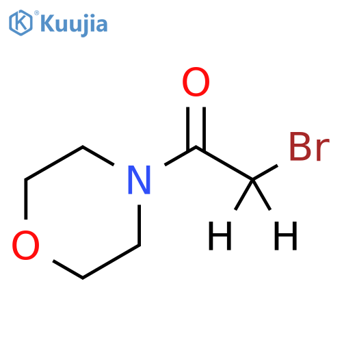 2-bromo-1-(morpholin-4-yl)(2H2)ethan-1-one structure