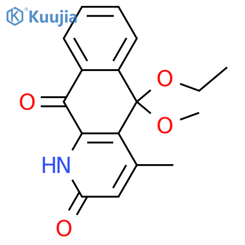Marcanine A; 5-Et-Me acetal structure