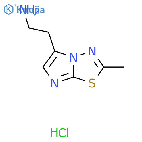 2-(2-Methylimidazo2,1-b1,3,4thiadiazol-5-yl)ethylamine Hydrochloride structure