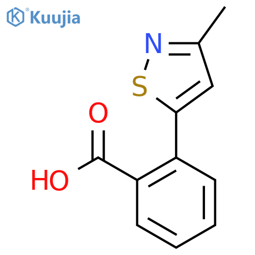 2-(3-Methyl-isothiazol-5-yl)-benzoic acid structure