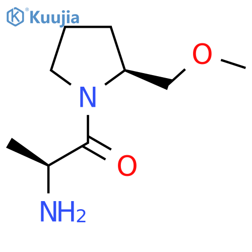 (S)-2-Amino-1-((S)-2-methoxymethyl-pyrrolidin-1-yl)-propan-1-one structure