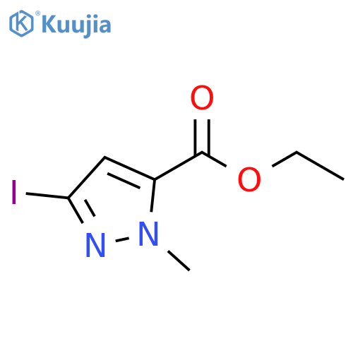 ethyl 3-iodo-1-methyl-1H-pyrazole-5-carboxylate structure