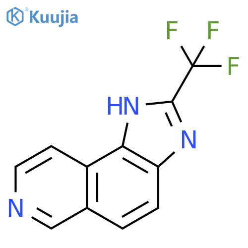 1H-Imidazo[4,5-f]isoquinoline, 2-(trifluoromethyl)- structure